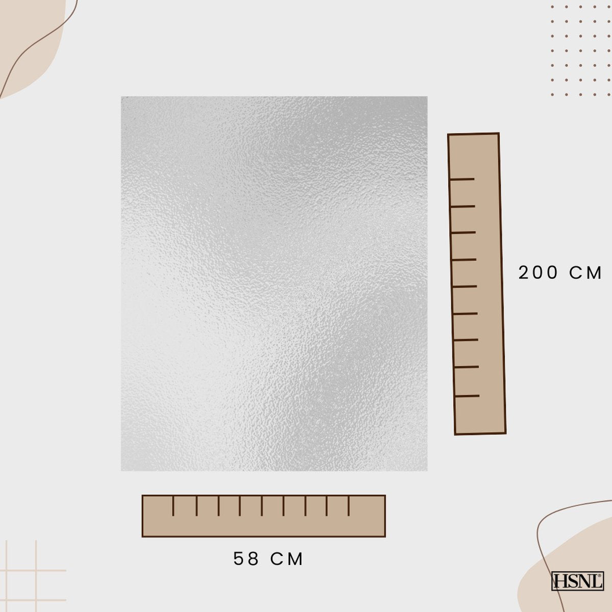Afmetingen raamfolie