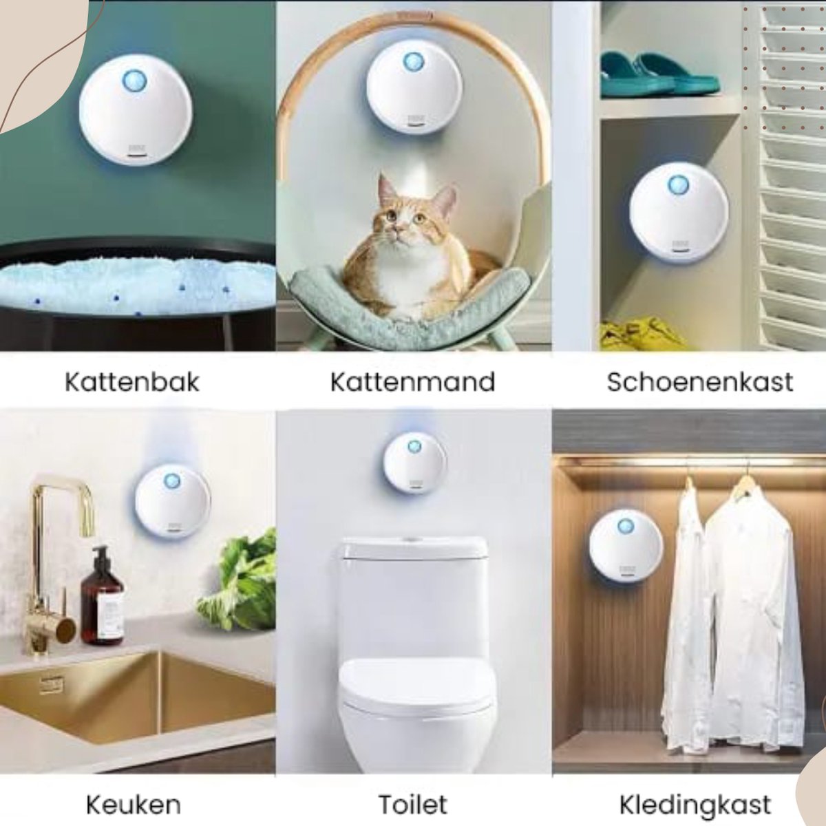 Geurverdrijver voor in huis