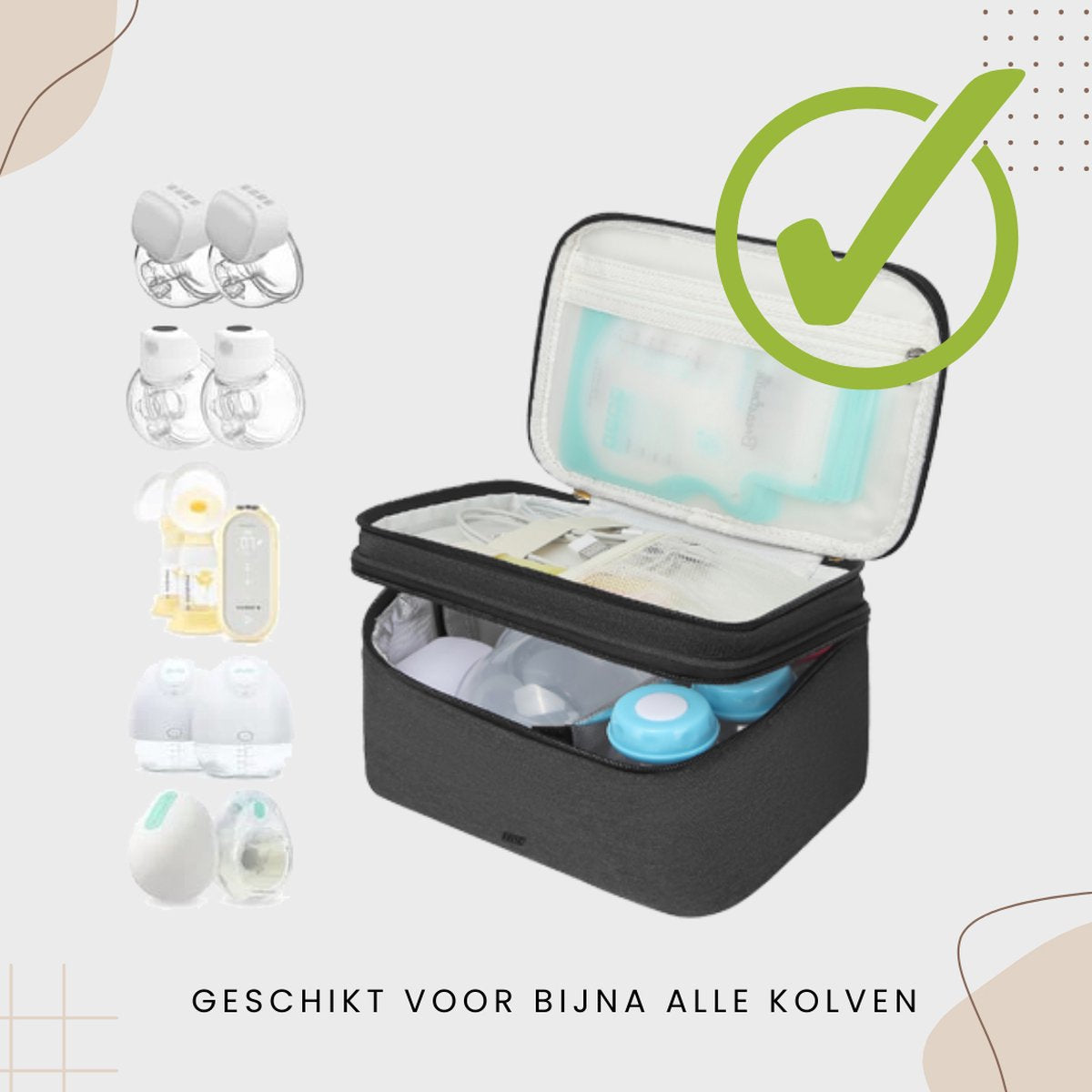 Kolftas geschikt voor bijna alle kolven