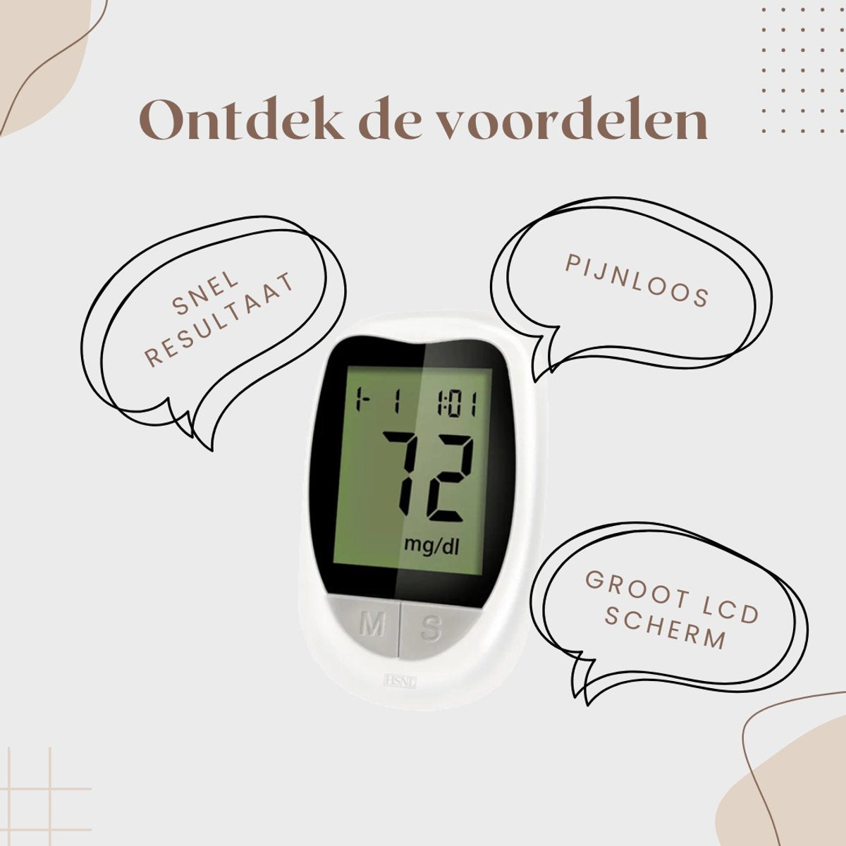 Ontdek de voordelen van de glucosemeter