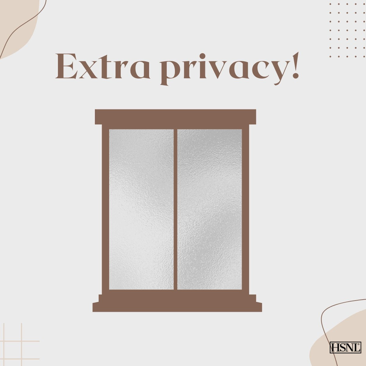 Privacy door raamfolie