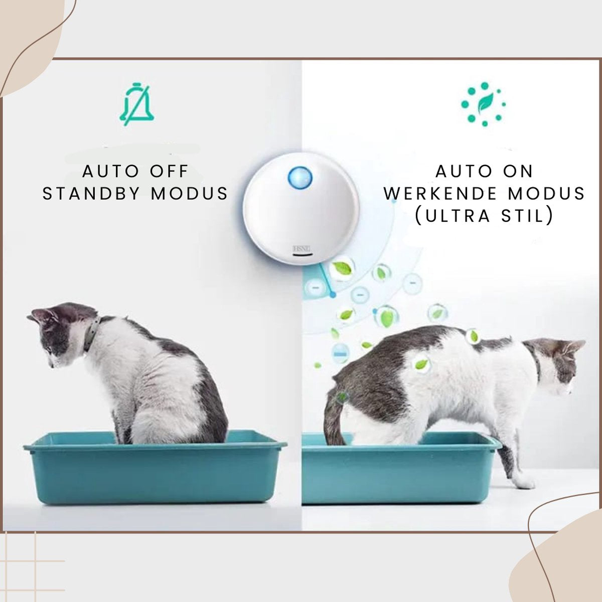 Standby modus geurverdrijver