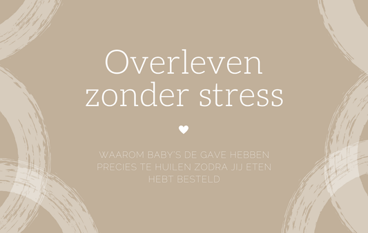 Waarom baby’s de gave hebben precies te huilen zodra jij eten hebt besteld