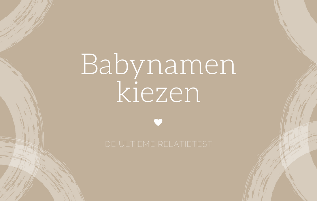 Babynamen kiezen: ofwel de ultieme relatietest