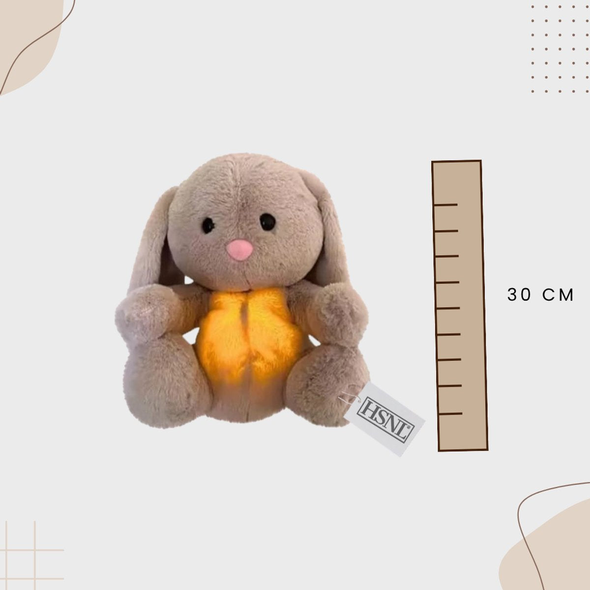 Afmetingen hartslagknuffel