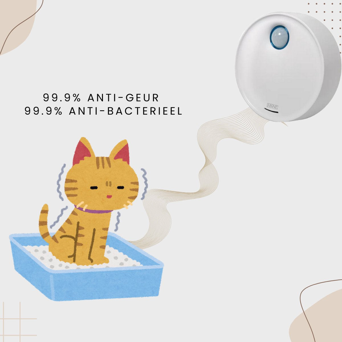 Anti-geur, anti-bacterieel