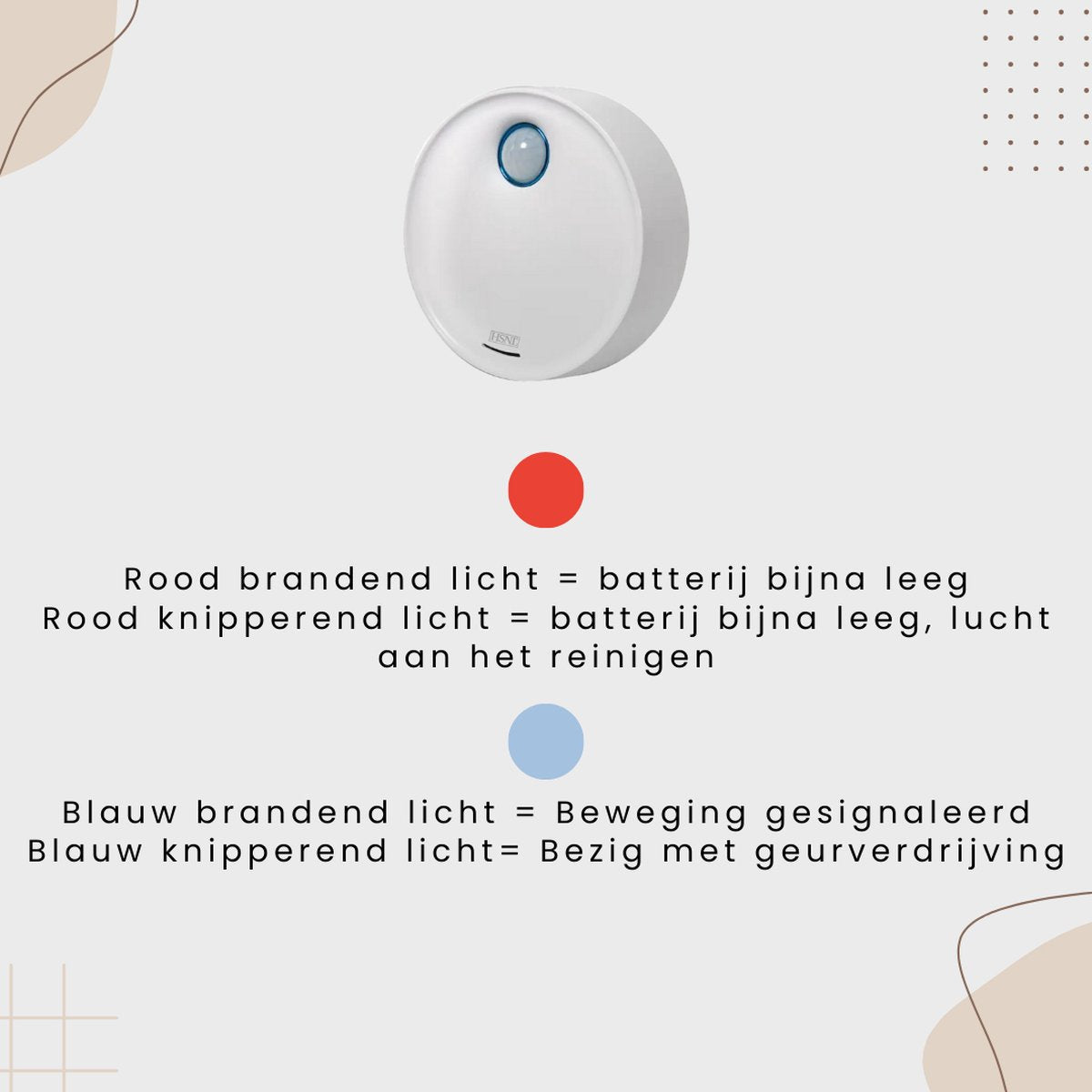 Werking geurverdrijver